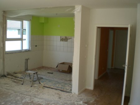 Küchenrenovierung 2 (Wand entfernt)