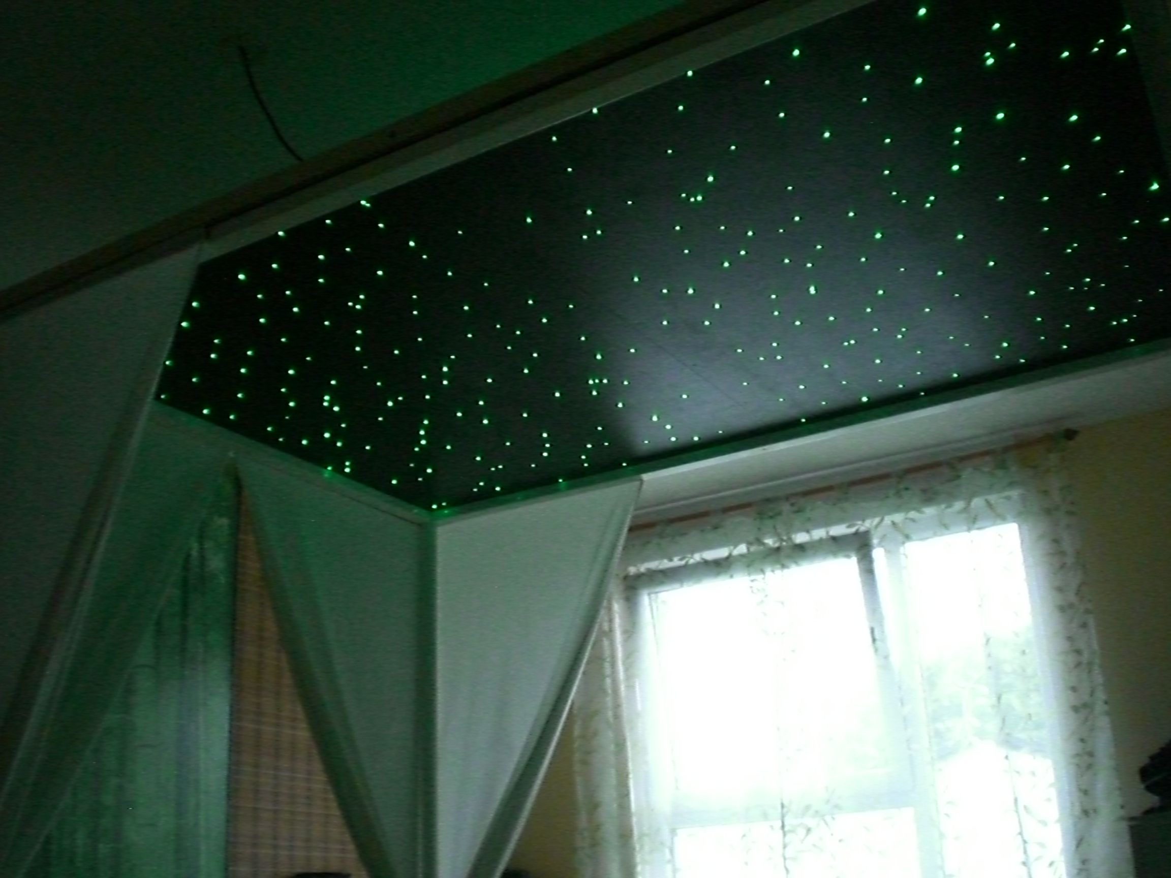 LED Sternenhimmel Schlafzimmer selber bauen